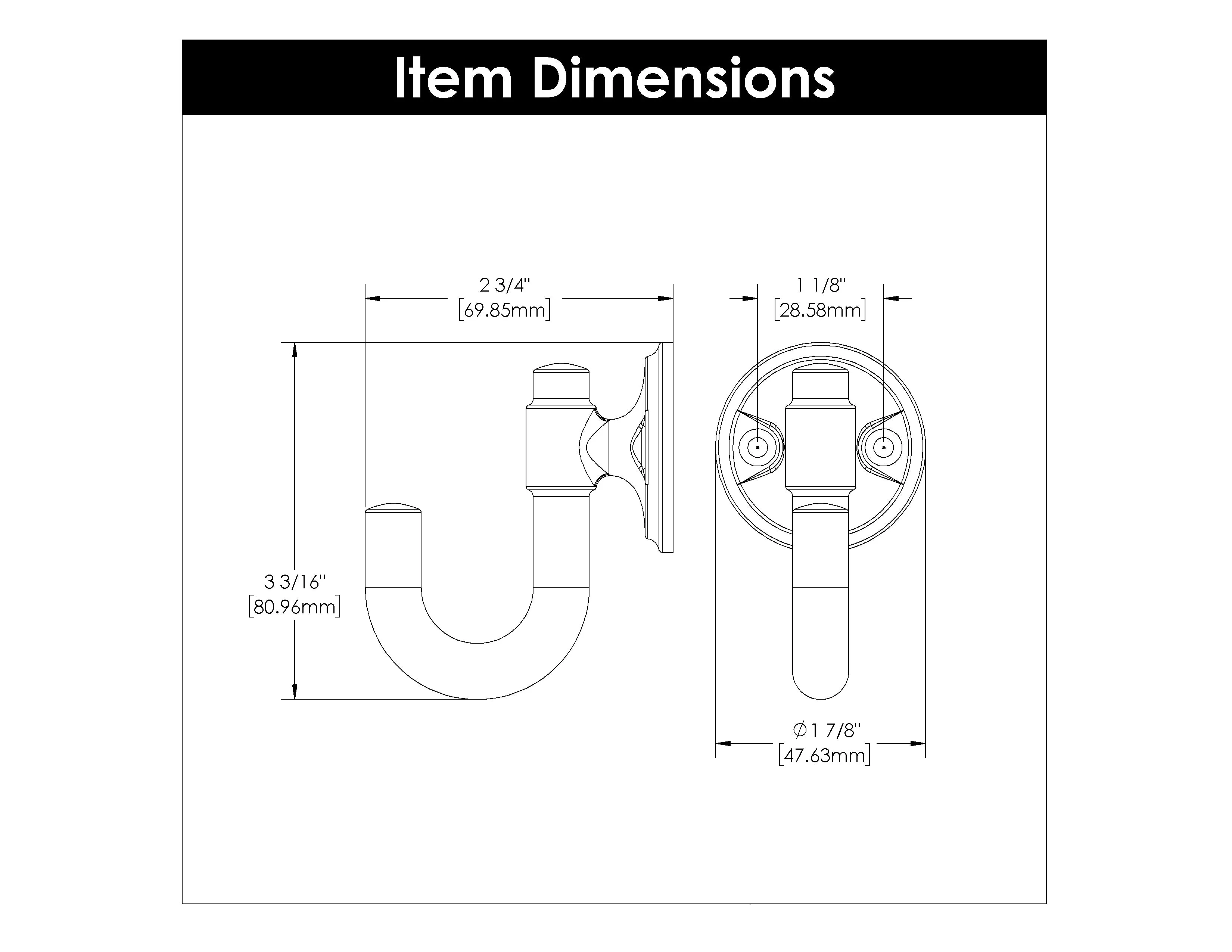1-1/8 inch (29mm) Piper Hook