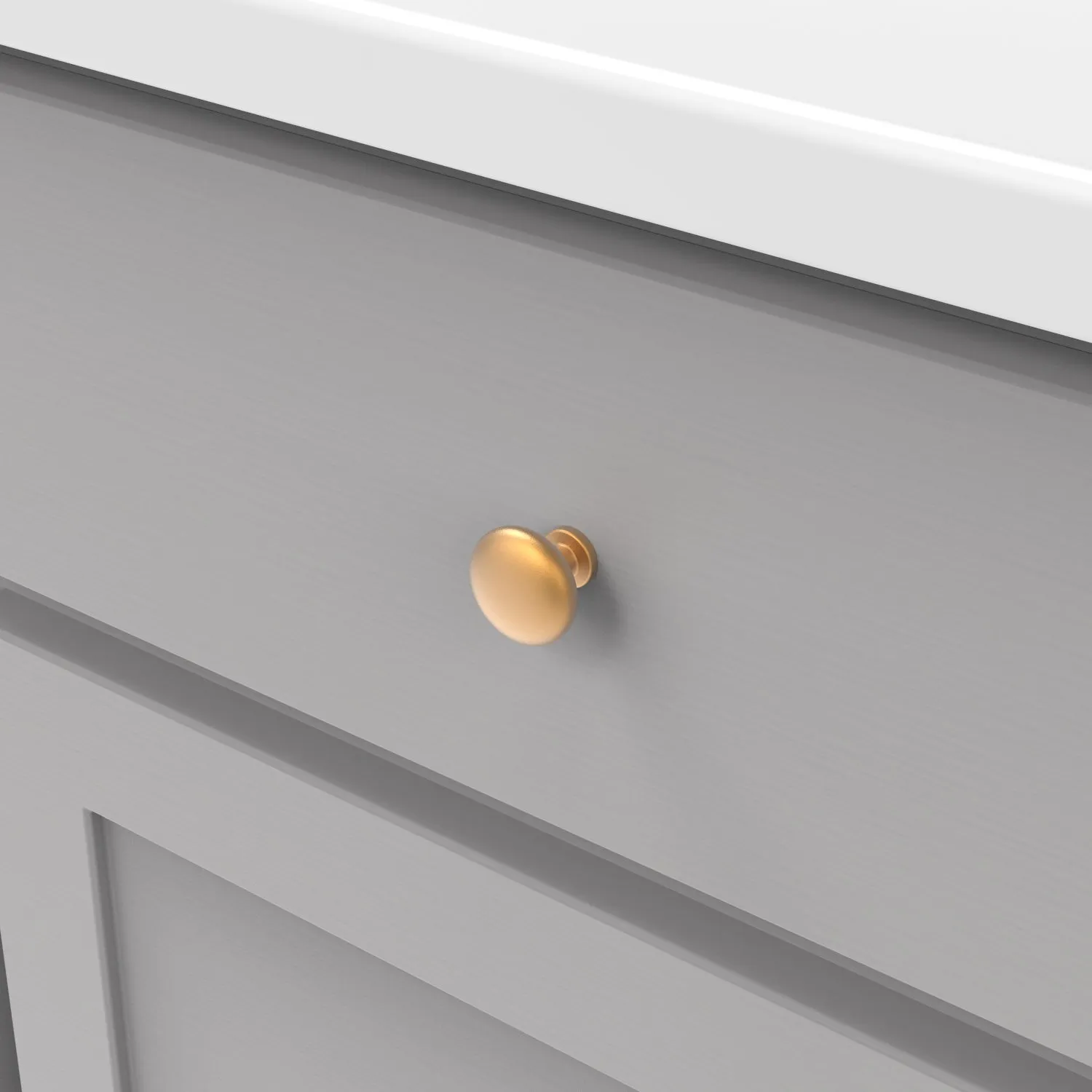 1-1/8 Inch Diameter Heritage Designs Transitional Knob (10-Pack)