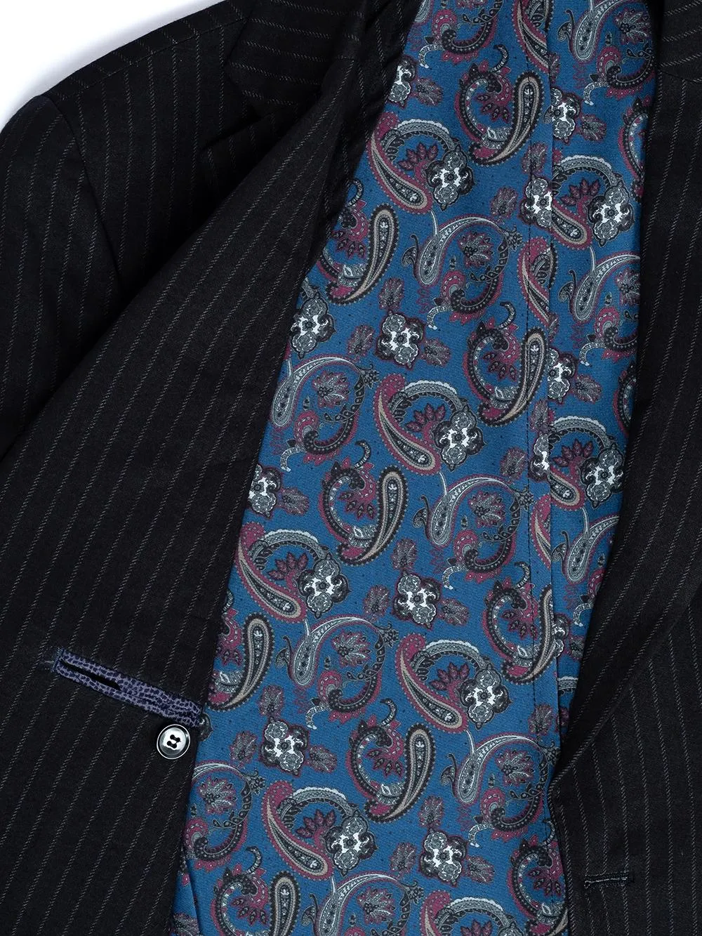 Black Strip Custom Bespoke Men Suit Tailored