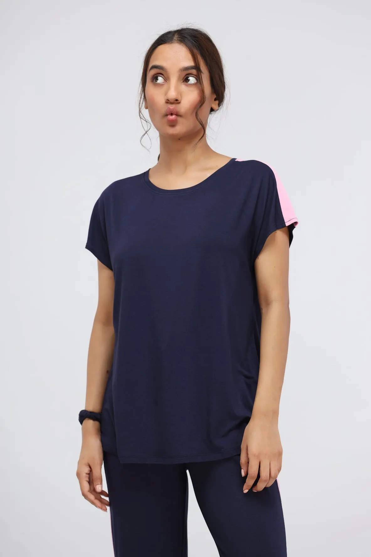 Blue Supima® Classic Pajama Set