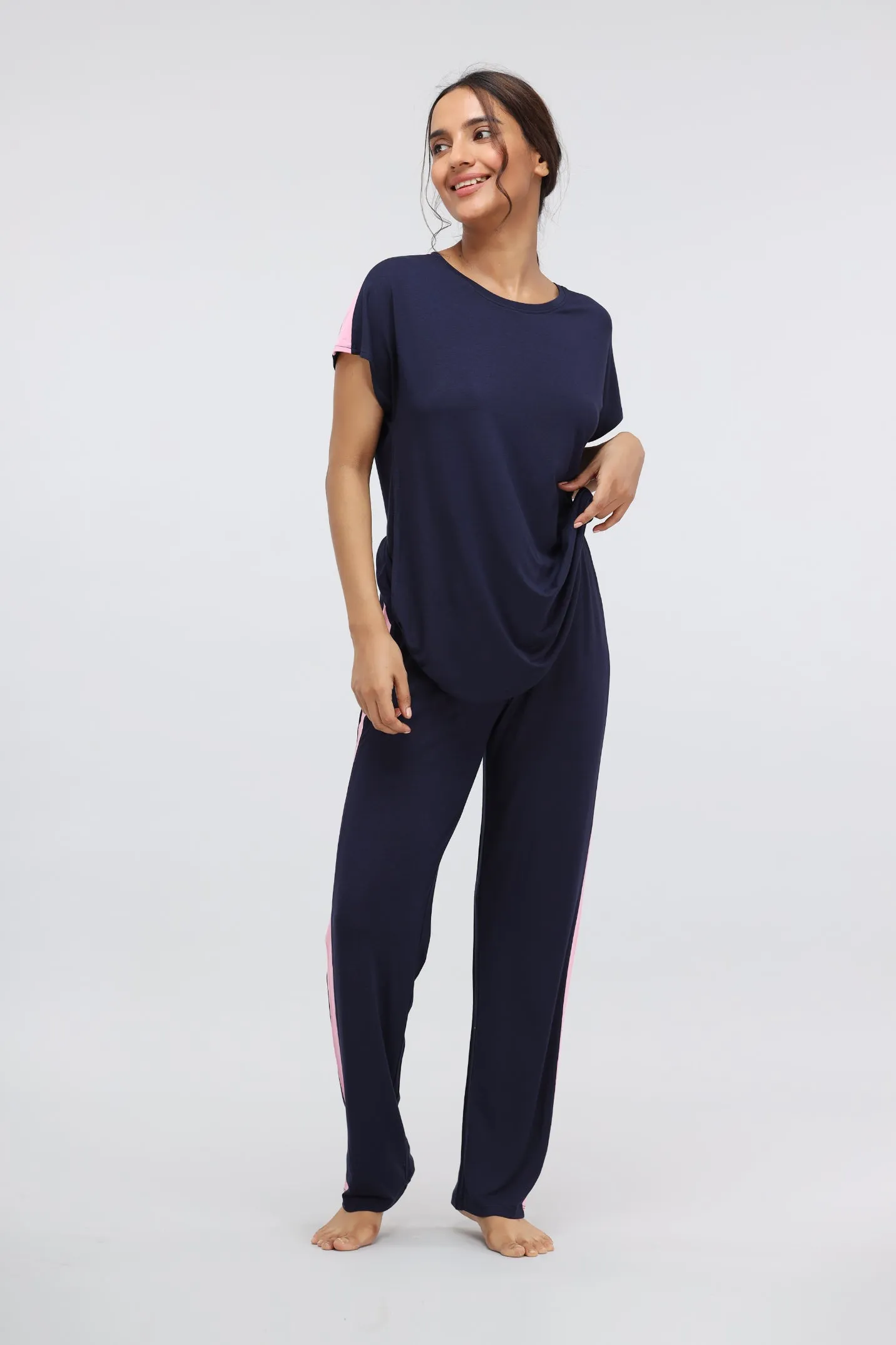 Blue Supima® Classic Pajama Set
