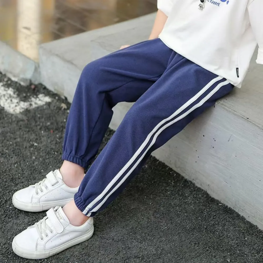Boys Sweatpants Toddler Active Fleece Warm Fleece Pull On Pants Kids Athletic Casual Jogge Pants 3-8 Years