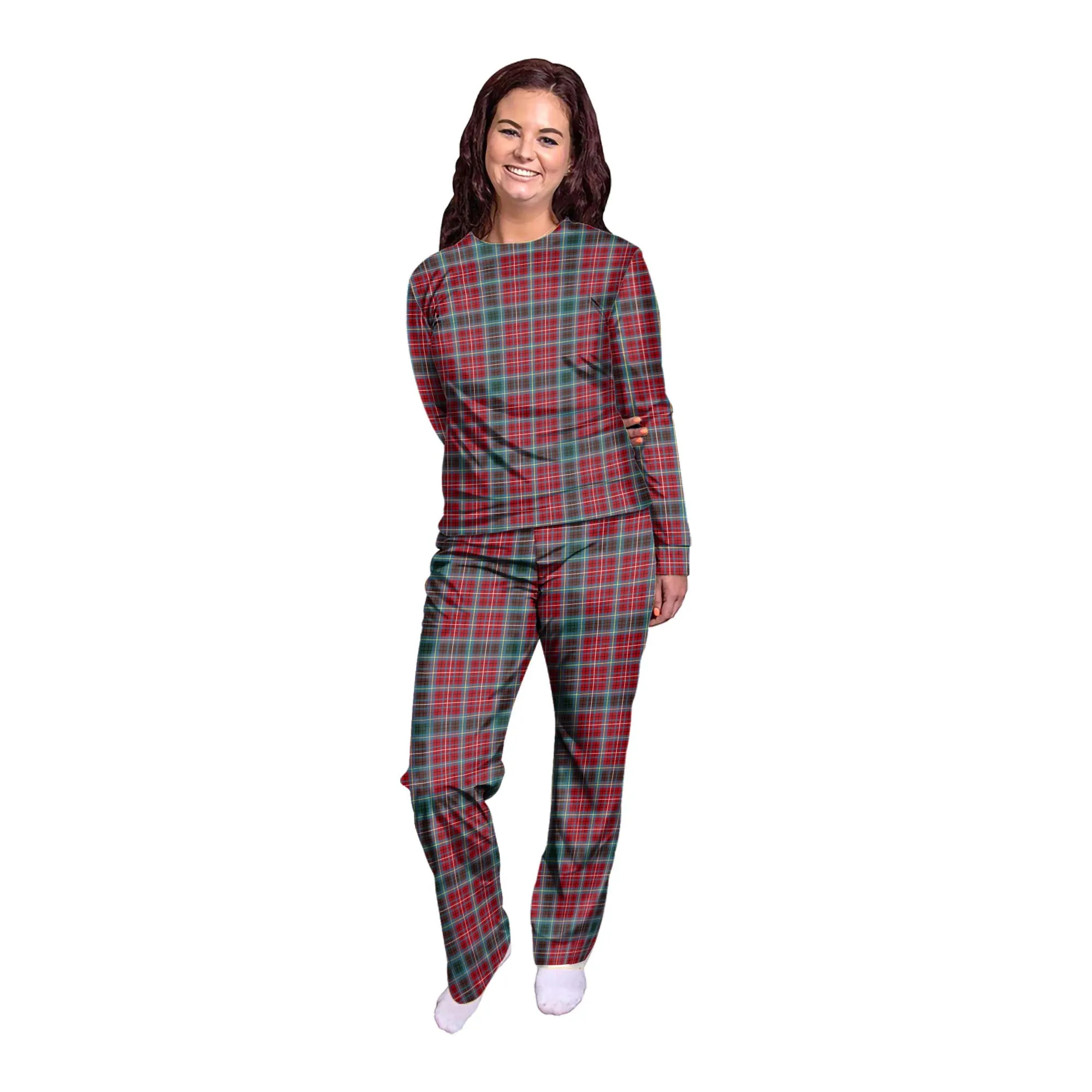 British Columbia Province Canada Tartan Pajamas Family Set