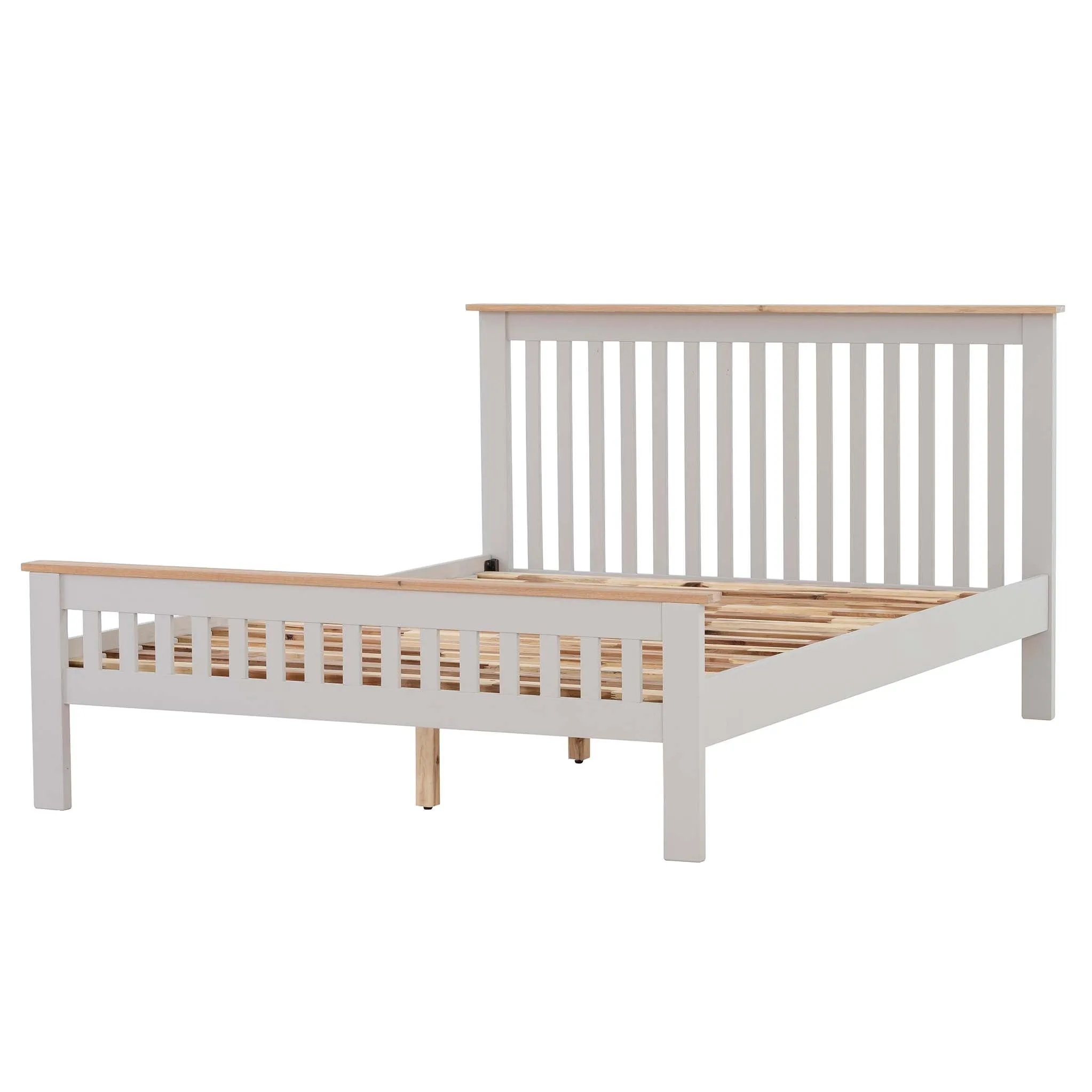 Charlestown Grey 5ft King Size Bed Frame