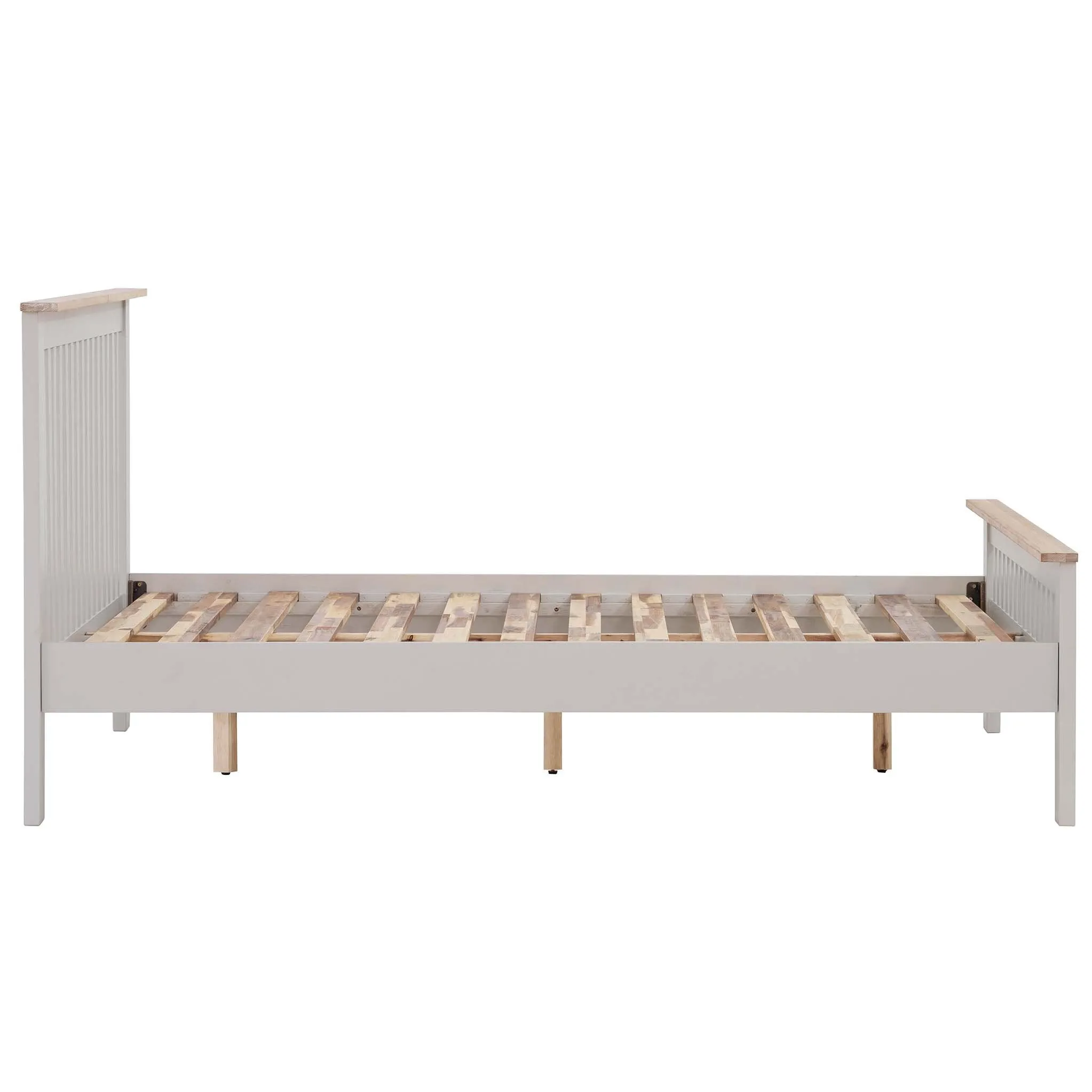 Charlestown Grey 5ft King Size Bed Frame