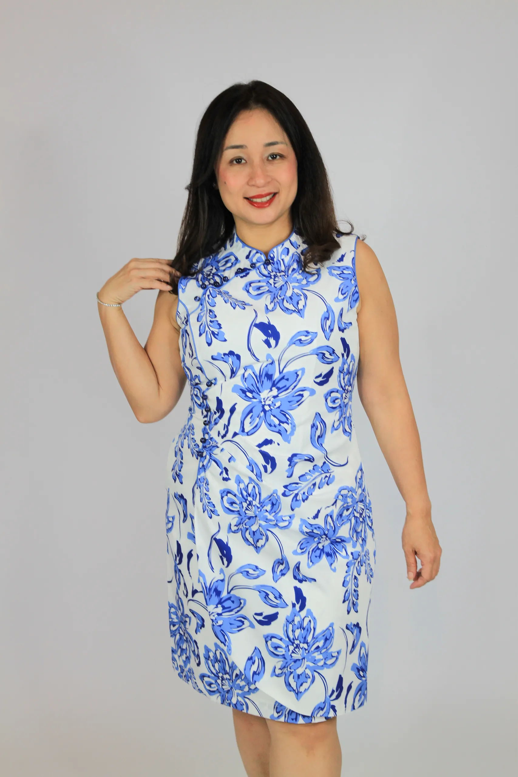 Chic Floral Cheongsam