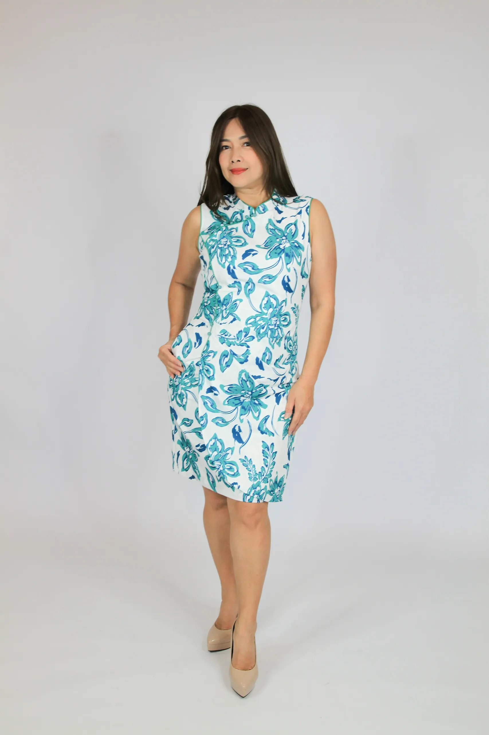 Chic Floral Cheongsam