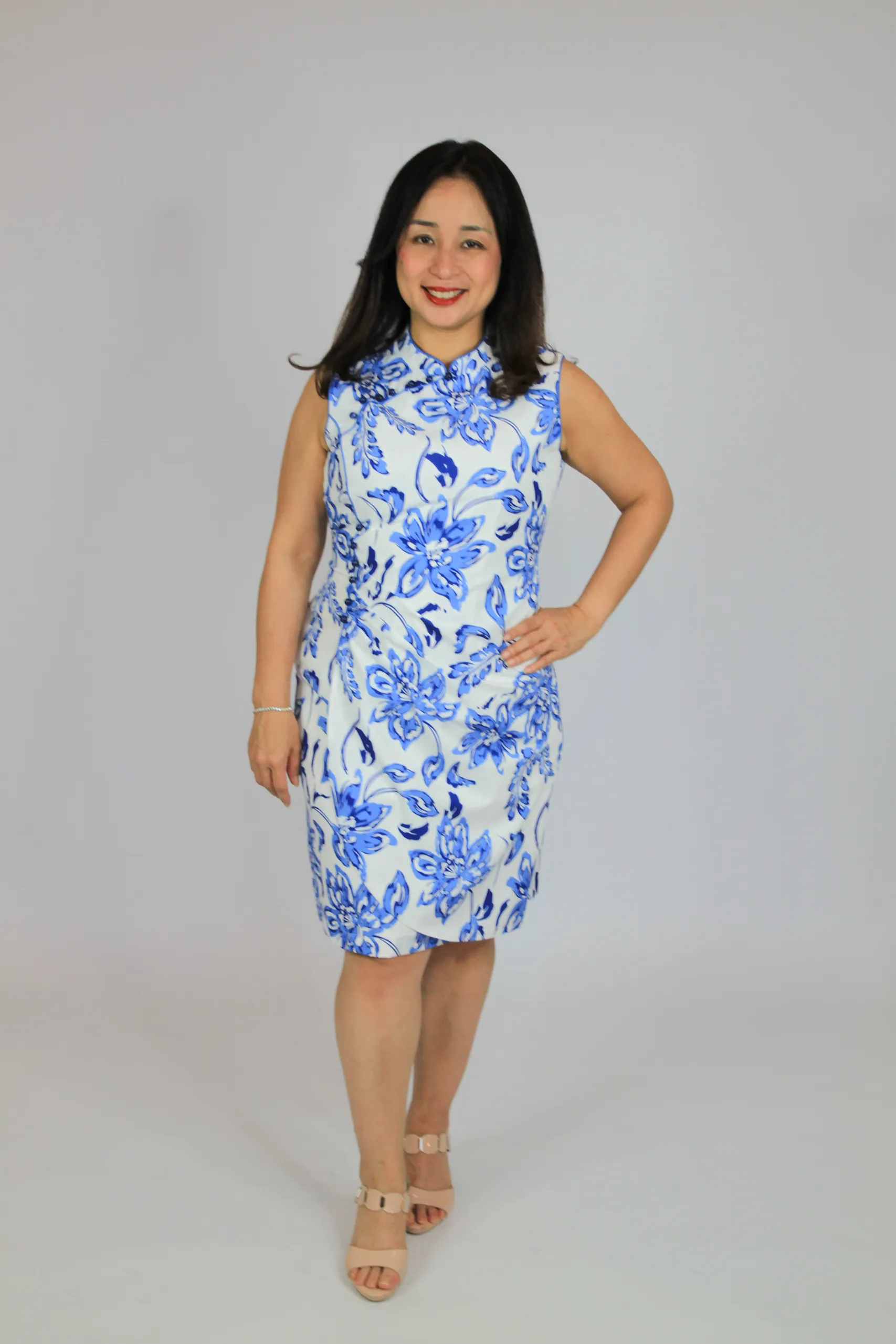 Chic Floral Cheongsam