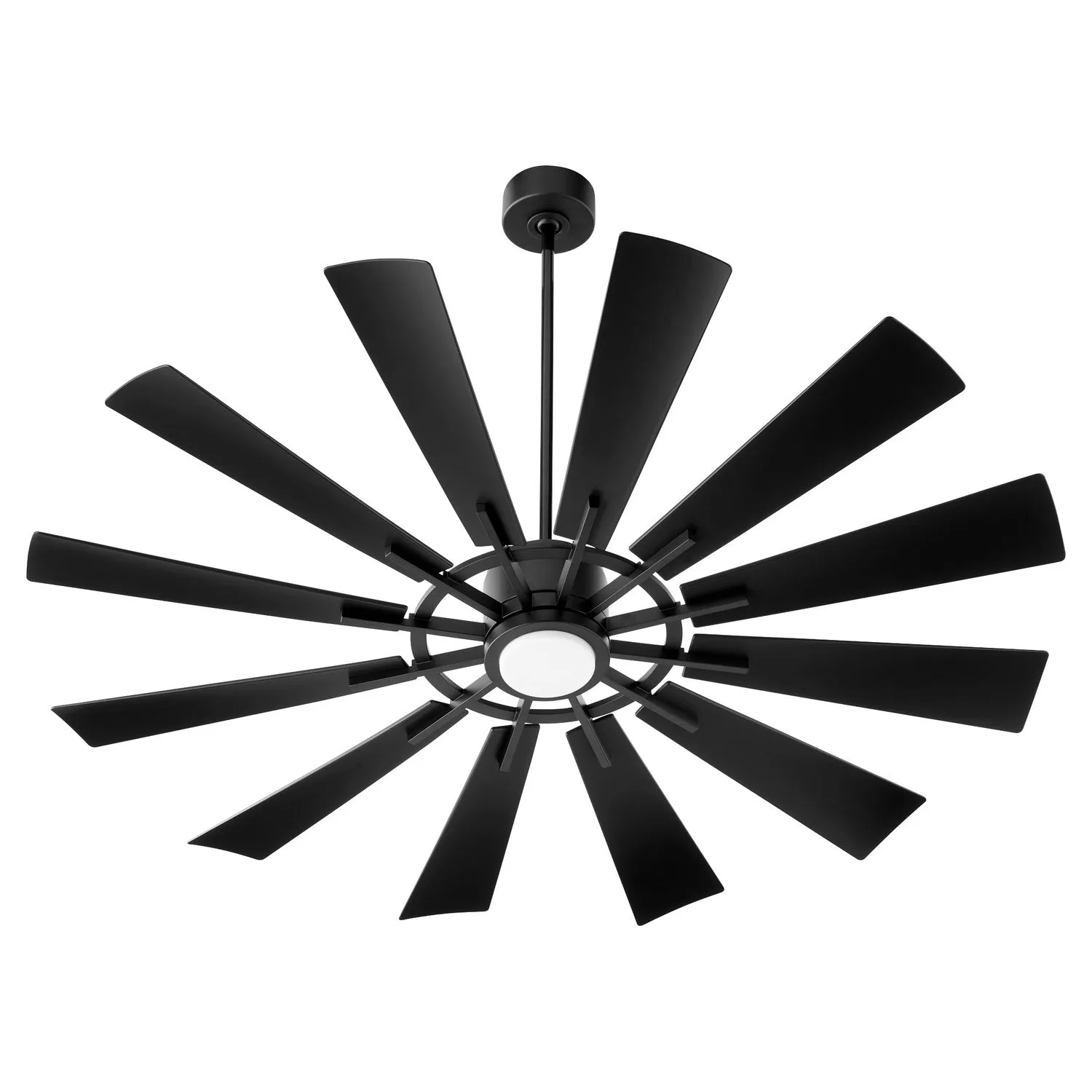 Cirque Patio Fan in Matte Black