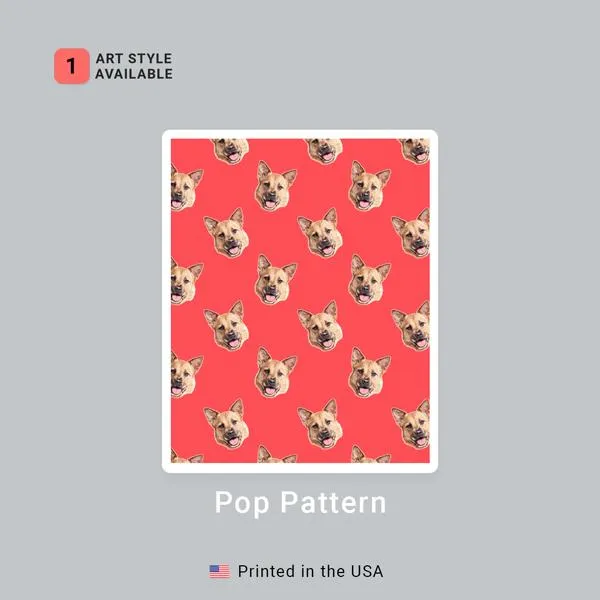 Custom Pet Art Mens Pajamas