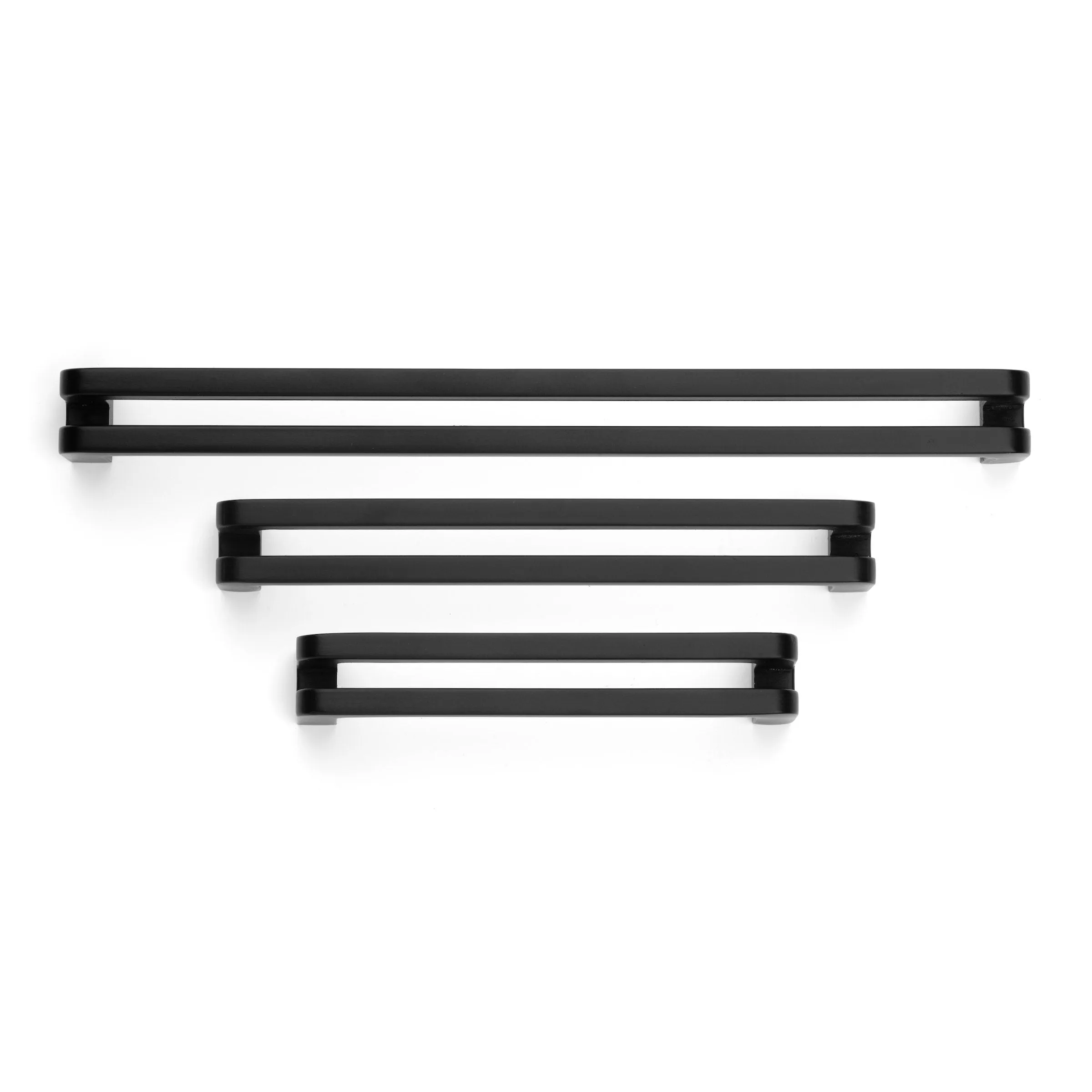 Diversa Limited Edition Matte Black 7-1/2" (192mm) Reveal Cabinet Drawer Pull - 10 PACK