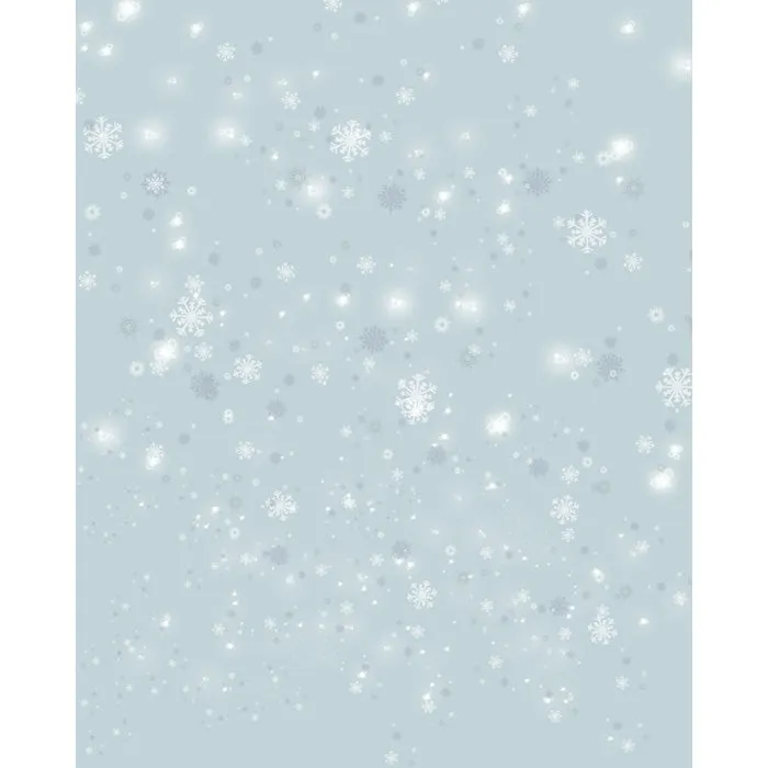 Dreamy Snowflakes Printed Backdrop