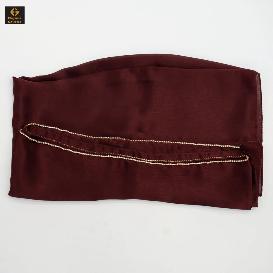 EG Silver Rhinestone Hijab