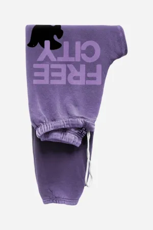 Free City Flow Sweatpants in Lavender Petal