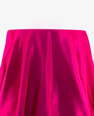 Fuchsia Satin Tablecloth