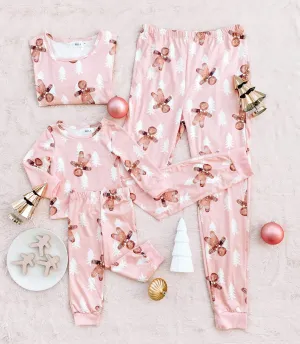 Gingerbread Man Christmas Matching Pajamas, mommy and me christmas pjs