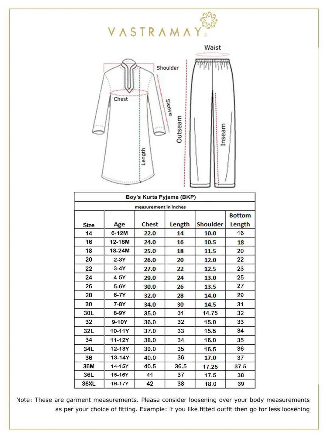 Jashvi Boys' Brown Cotton Silk Kurta and Pyjama Set