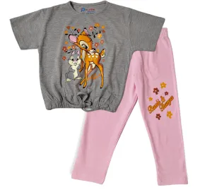 Kids Pajama [Girls] - Bambi - Grey