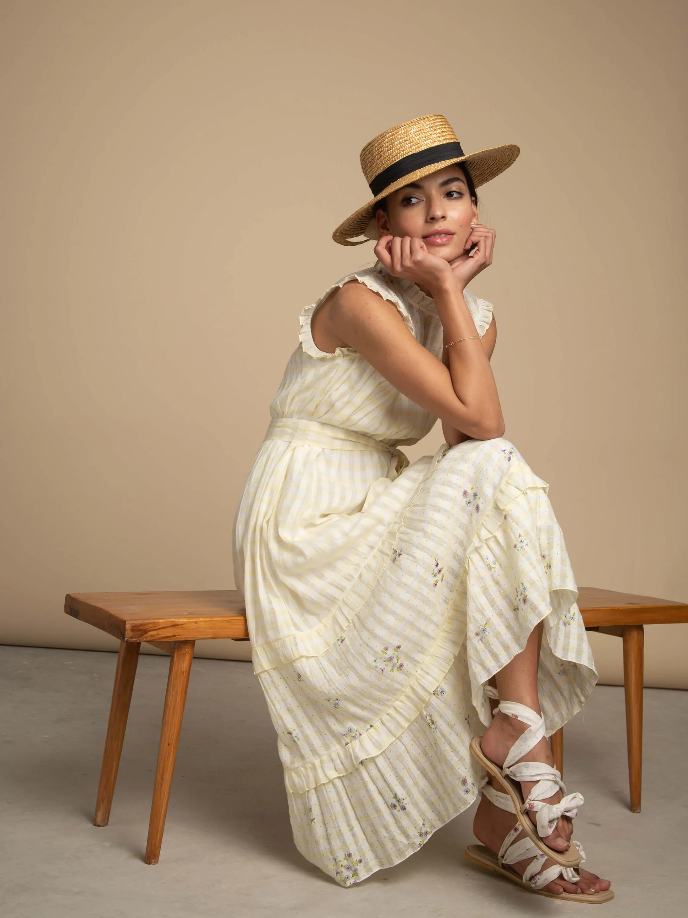 Laguna Ruffle Dress