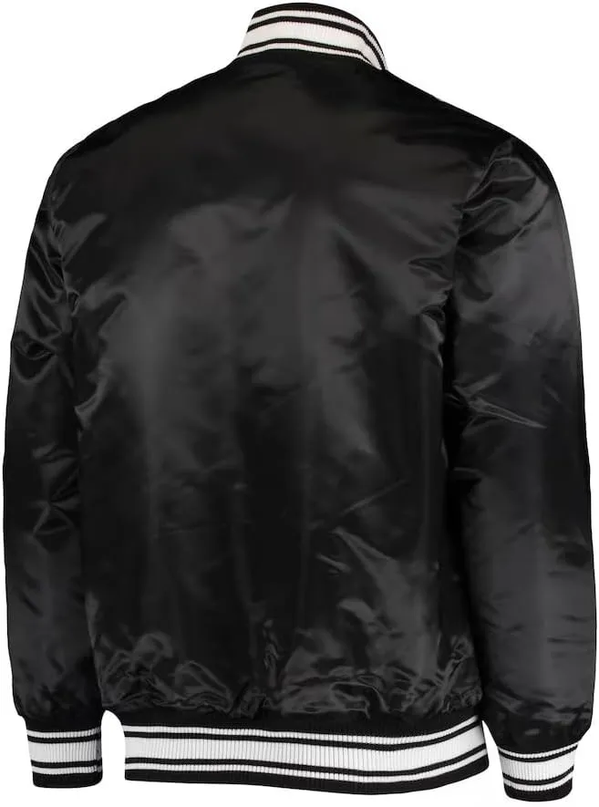 Leather Shark American Football Club Bomber Jacket | Rugby Letterman Varsity jacket For Men