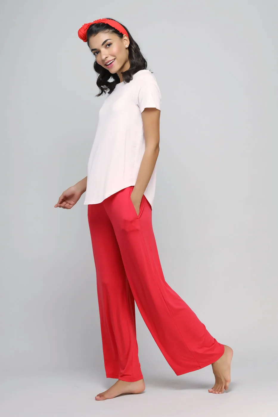 Love Red Flared Lounge Set