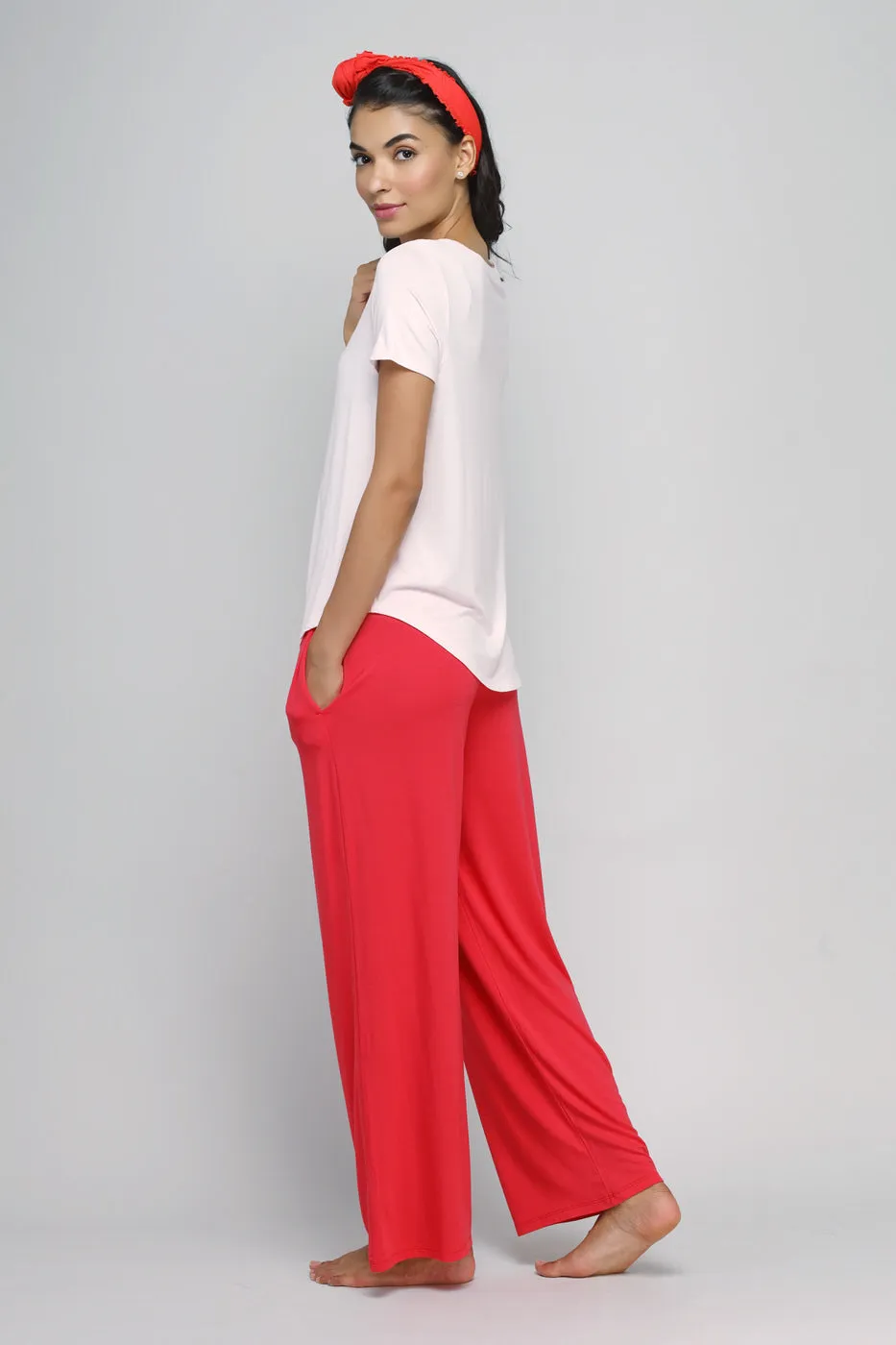 Love Red Flared Lounge Set