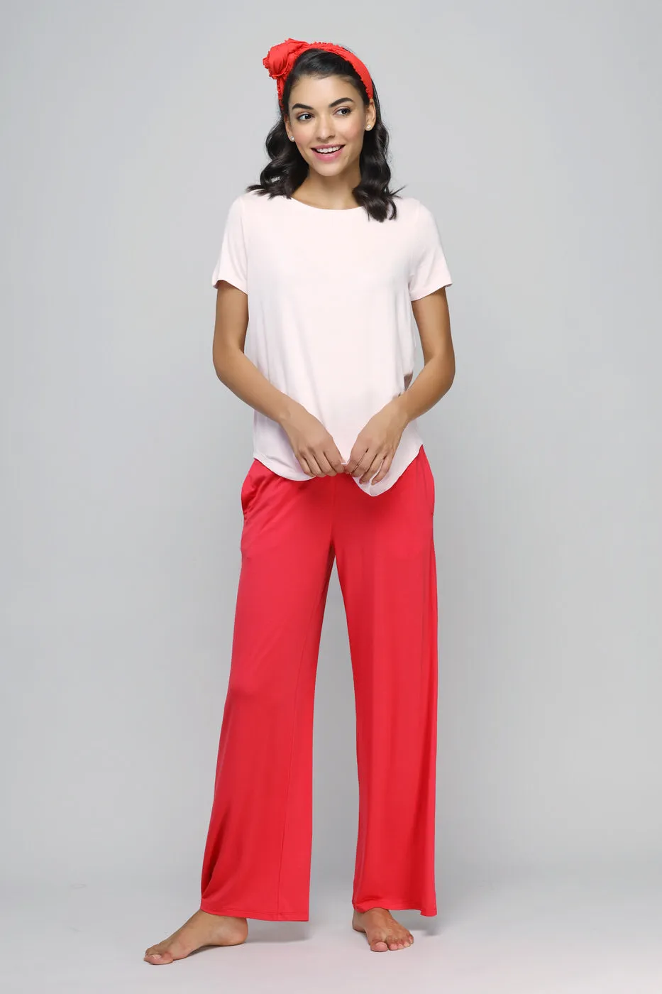 Love Red Flared Lounge Set