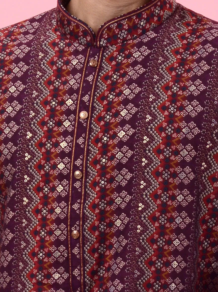 Maroon Kurta Pajama | JadeBlue