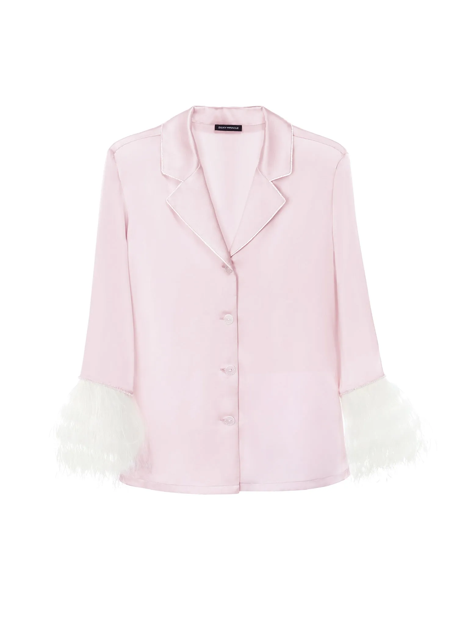 Muse Feather and Crystal Pink Pyjama Set