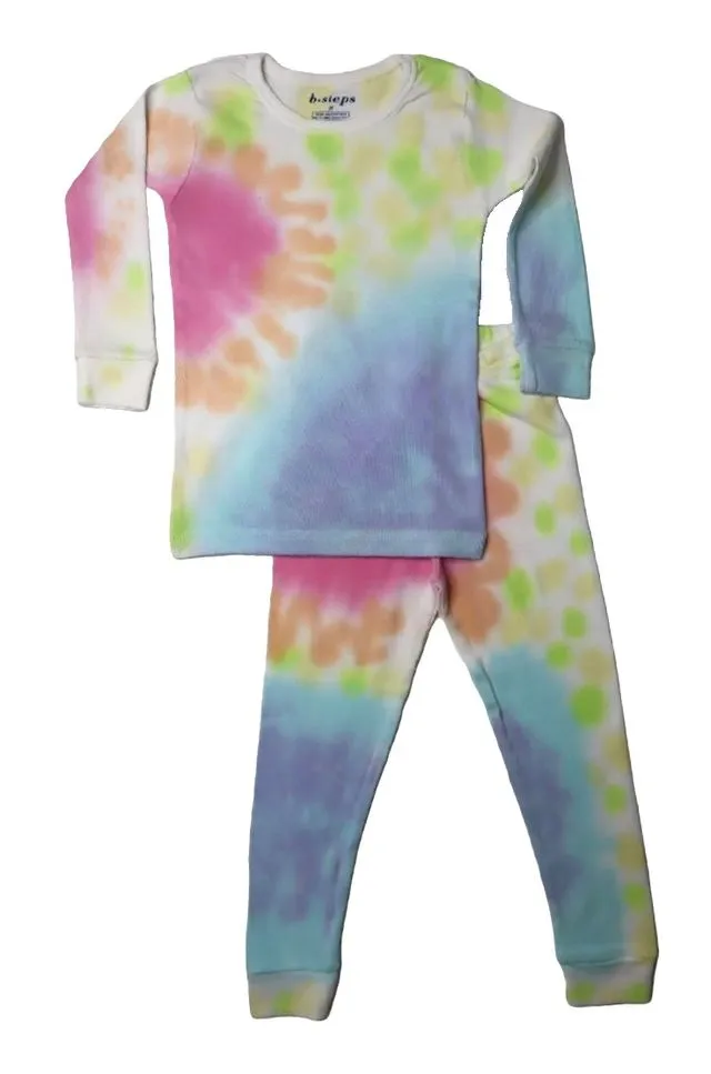 🎁NEW!  Kids Cotton Tie Dye Pajamas - Izzy