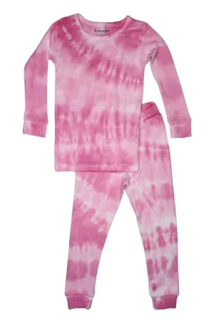 🎁NEW!  Kids Cotton Tie Dye Pajamas - Leah