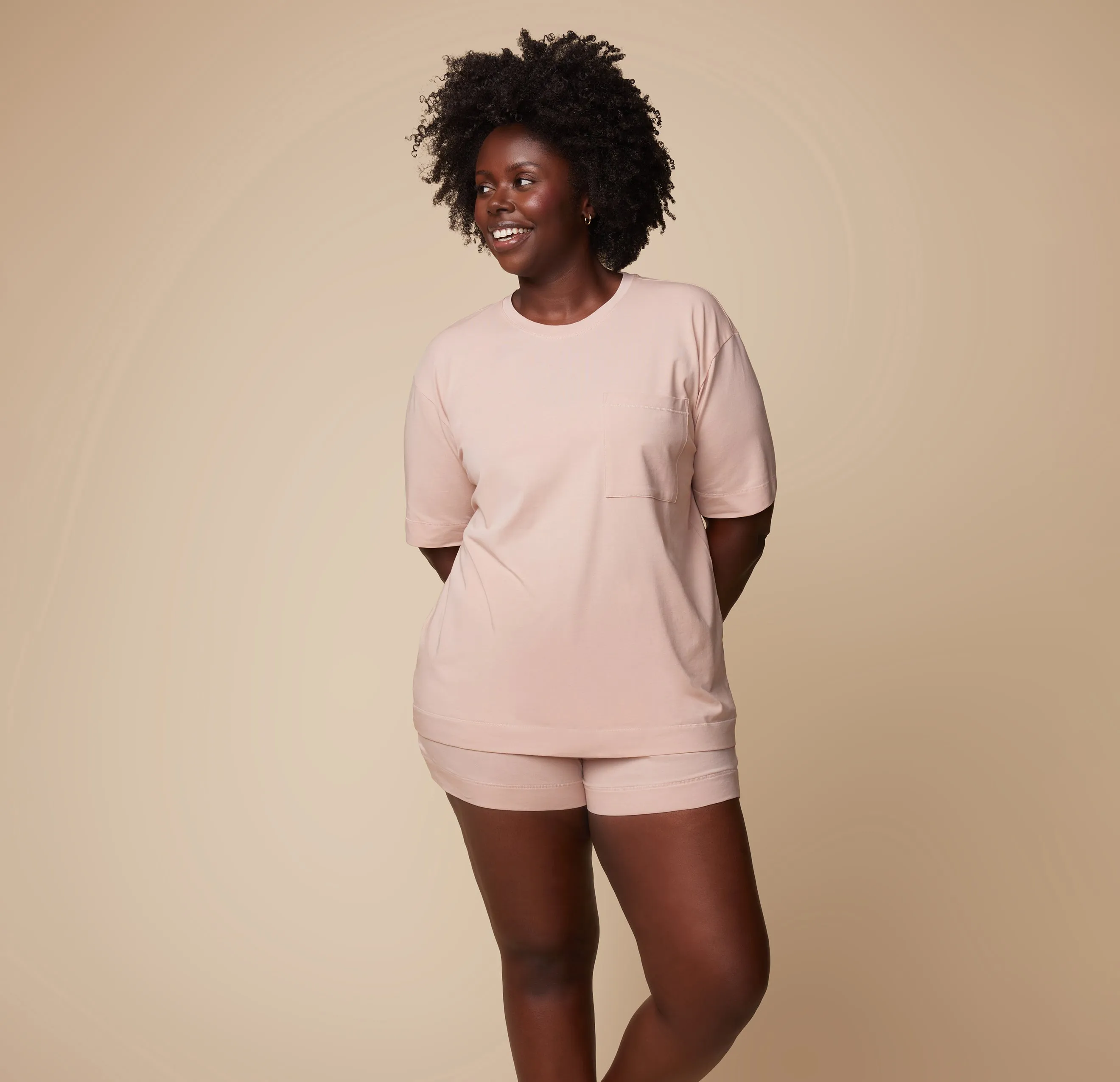 Perfect Pima Pajama T-Shirt - Bellini