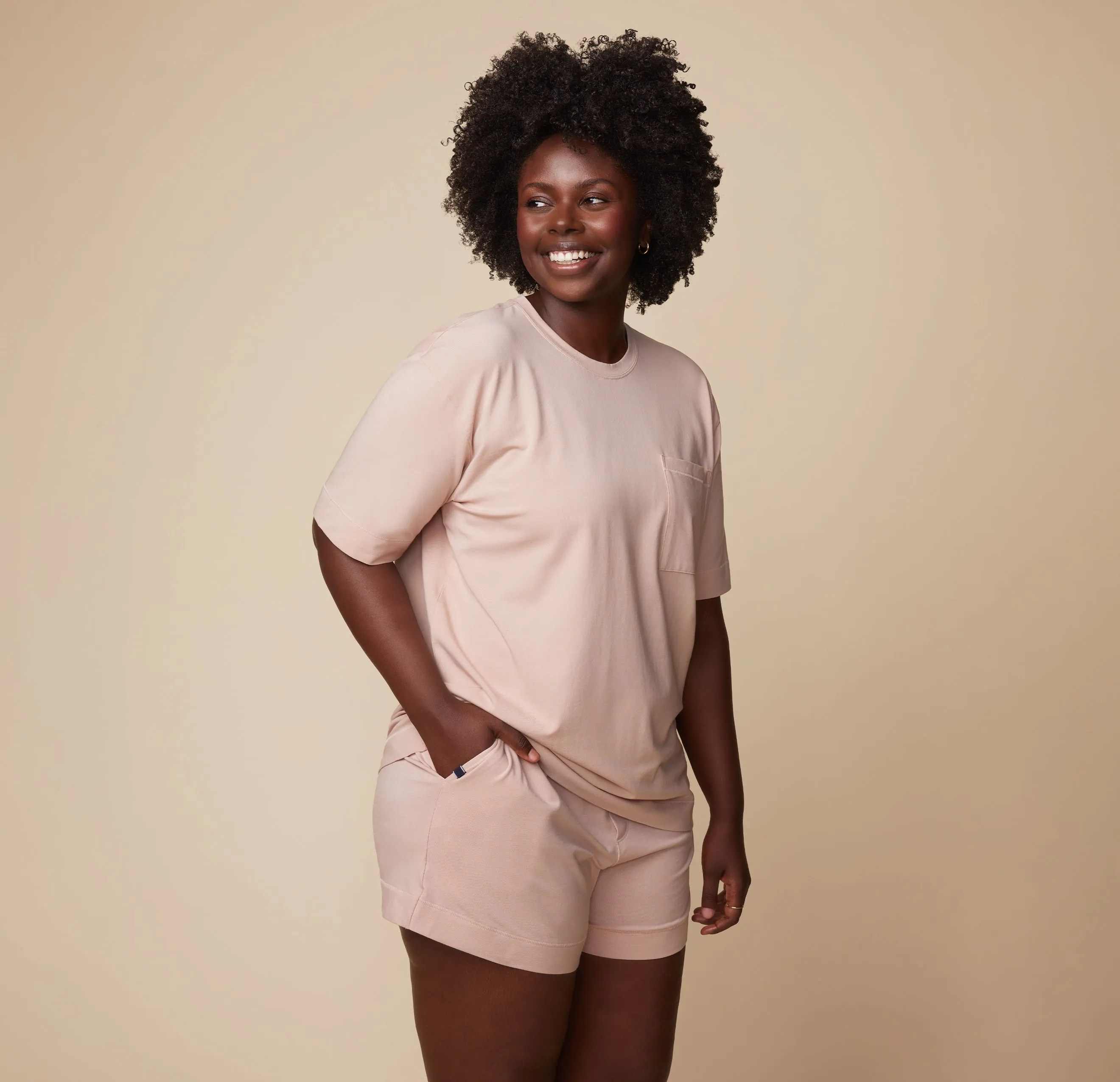 Perfect Pima Pajama T-Shirt - Bellini