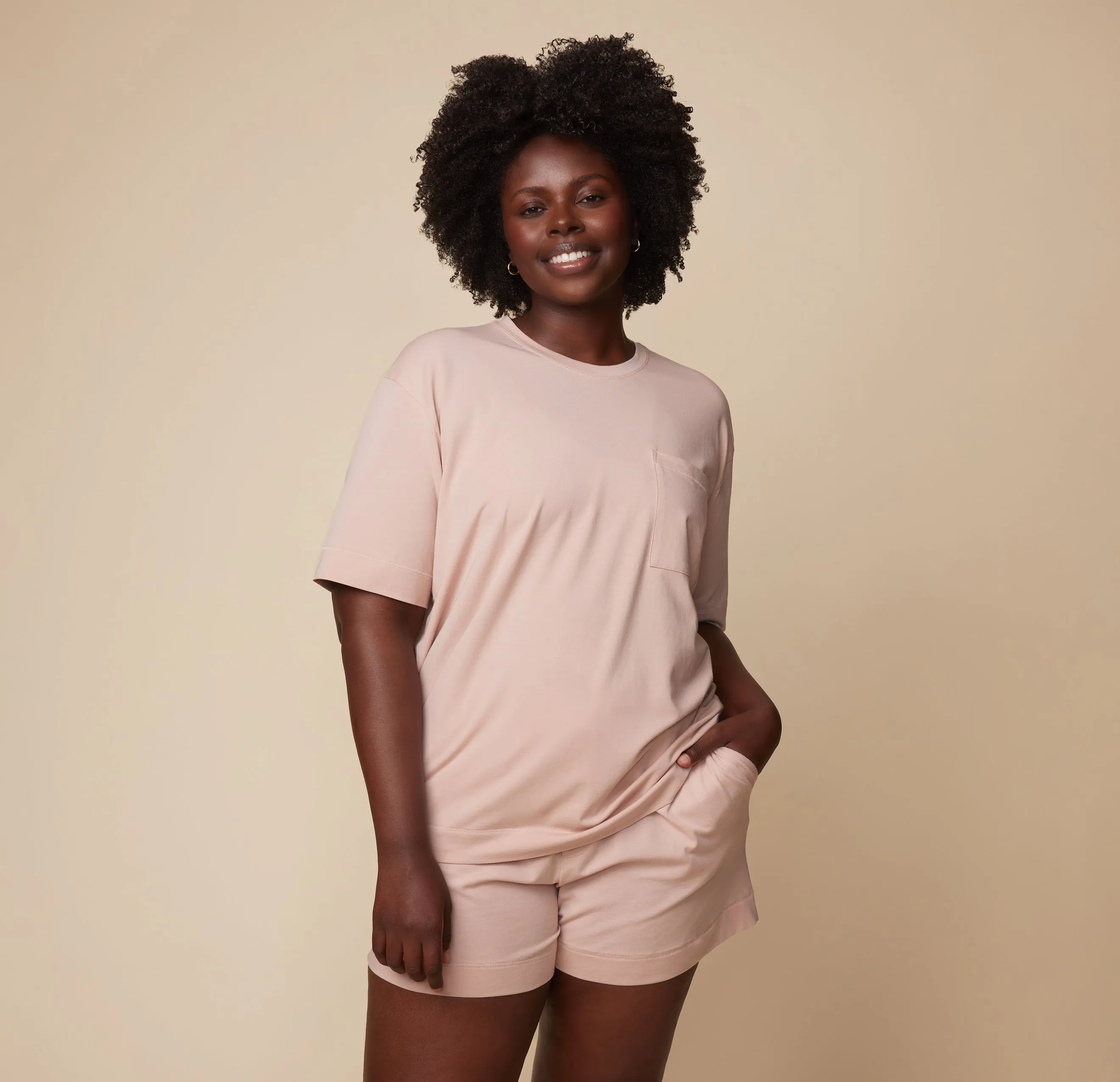 Perfect Pima Pajama T-Shirt - Bellini