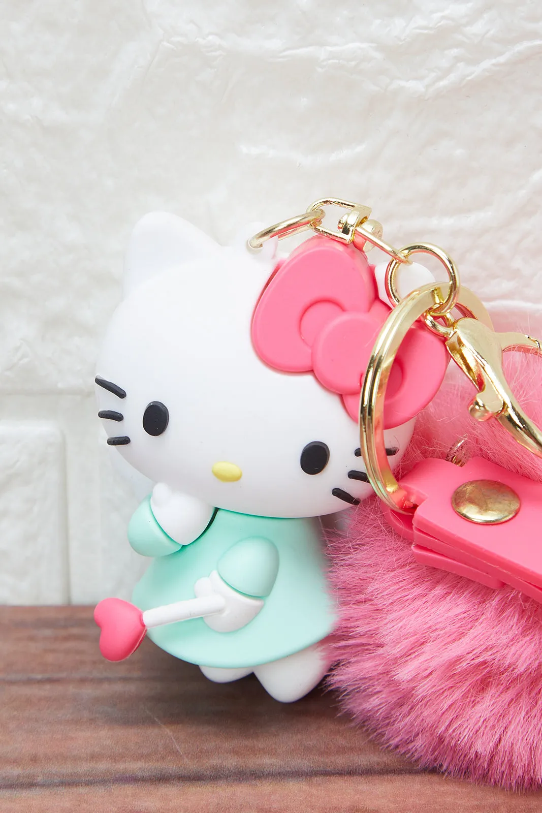 Pink Hello Kitty 3D Key Ring