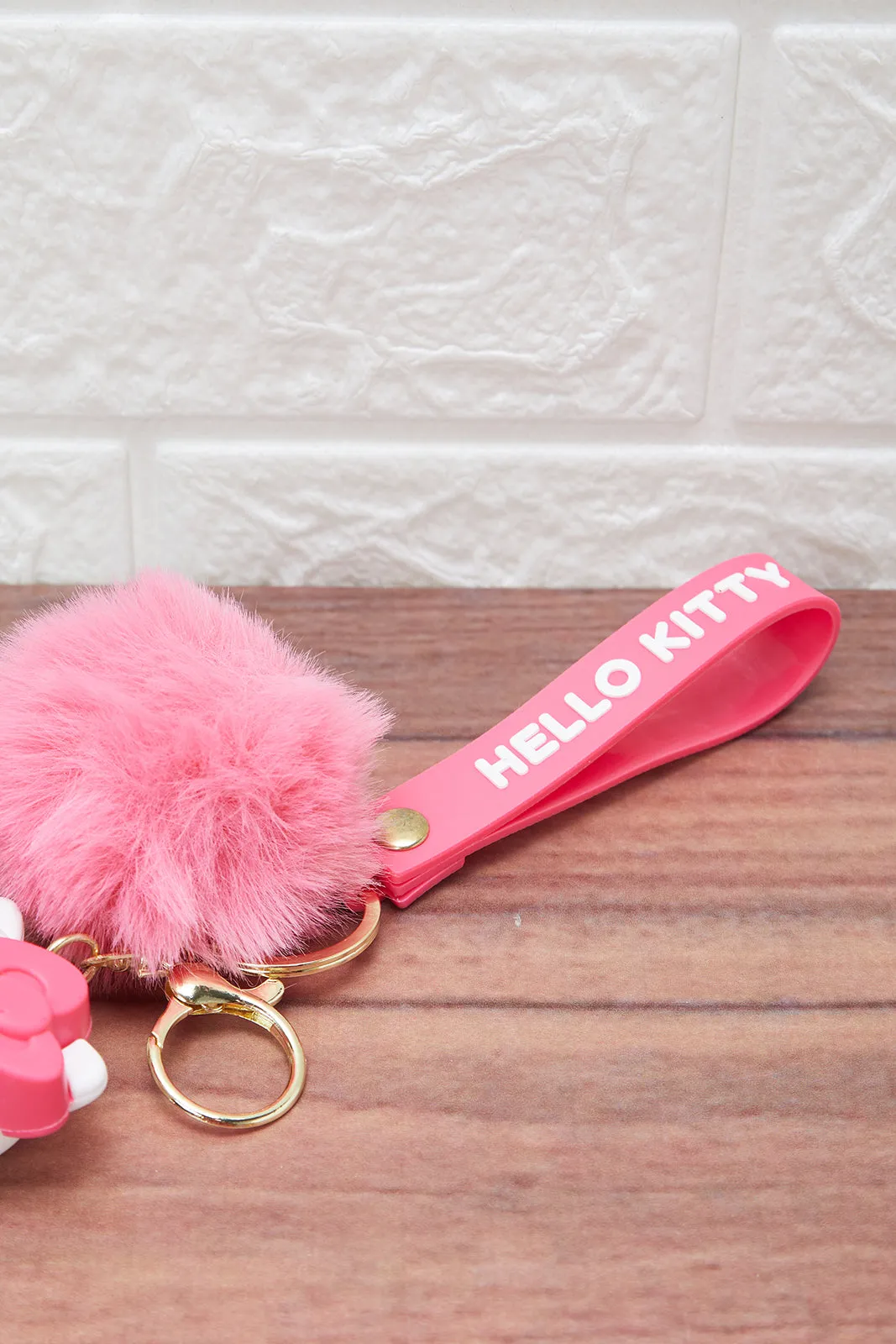 Pink Hello Kitty 3D Key Ring