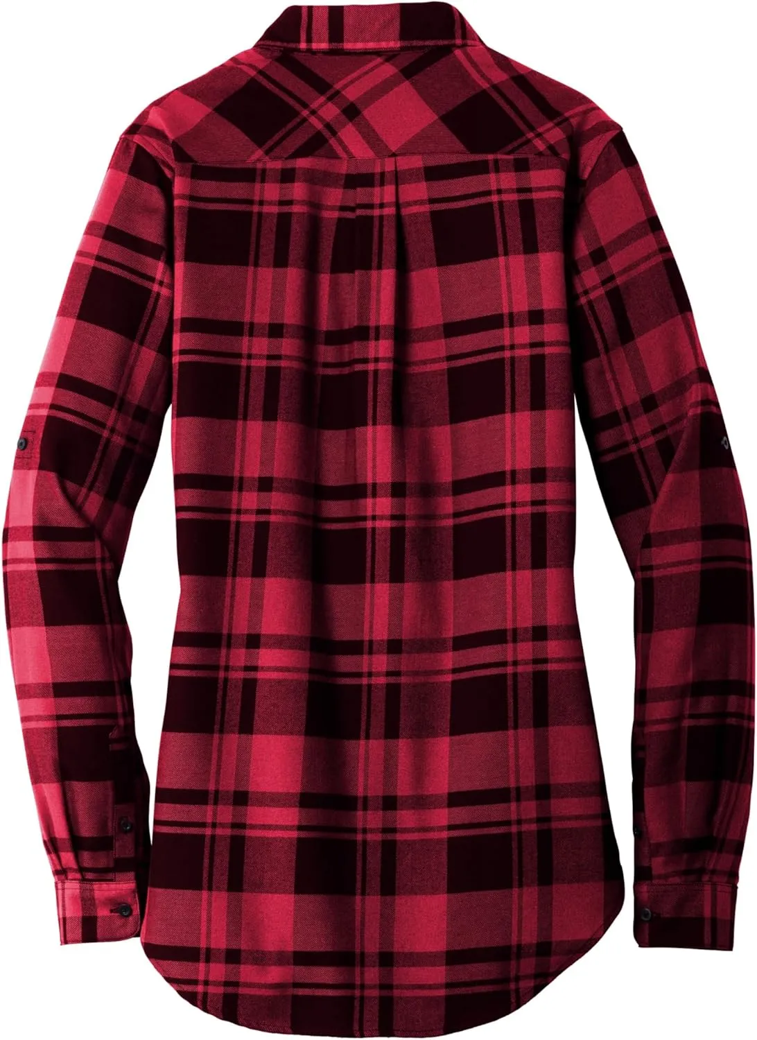 Port Authority Ladies Plaid Flannel Tunic