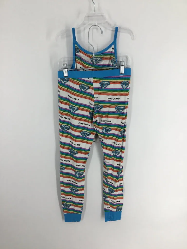 Rowdy Sprout Pink Floyd Child Size 8 Multi-Color Pajamas - girls