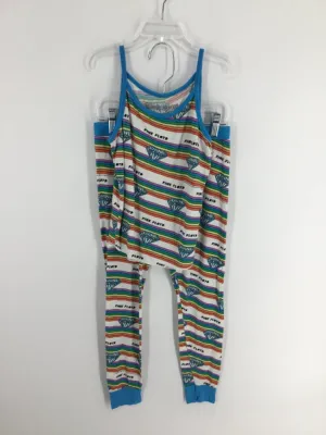 Rowdy Sprout Pink Floyd Child Size 8 Multi-Color Pajamas - girls