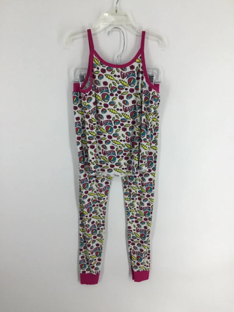 Rowdy Sprout The Grateful Dead Child Size 8 Pink Pajamas - girls