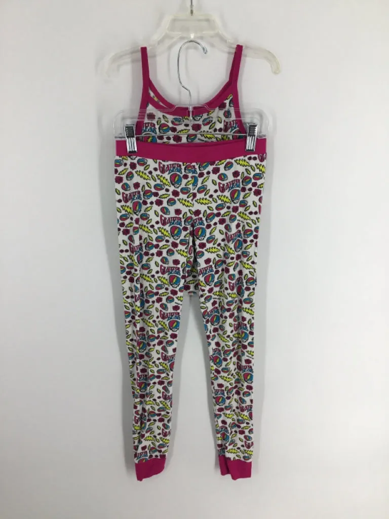 Rowdy Sprout The Grateful Dead Child Size 8 Pink Pajamas - girls