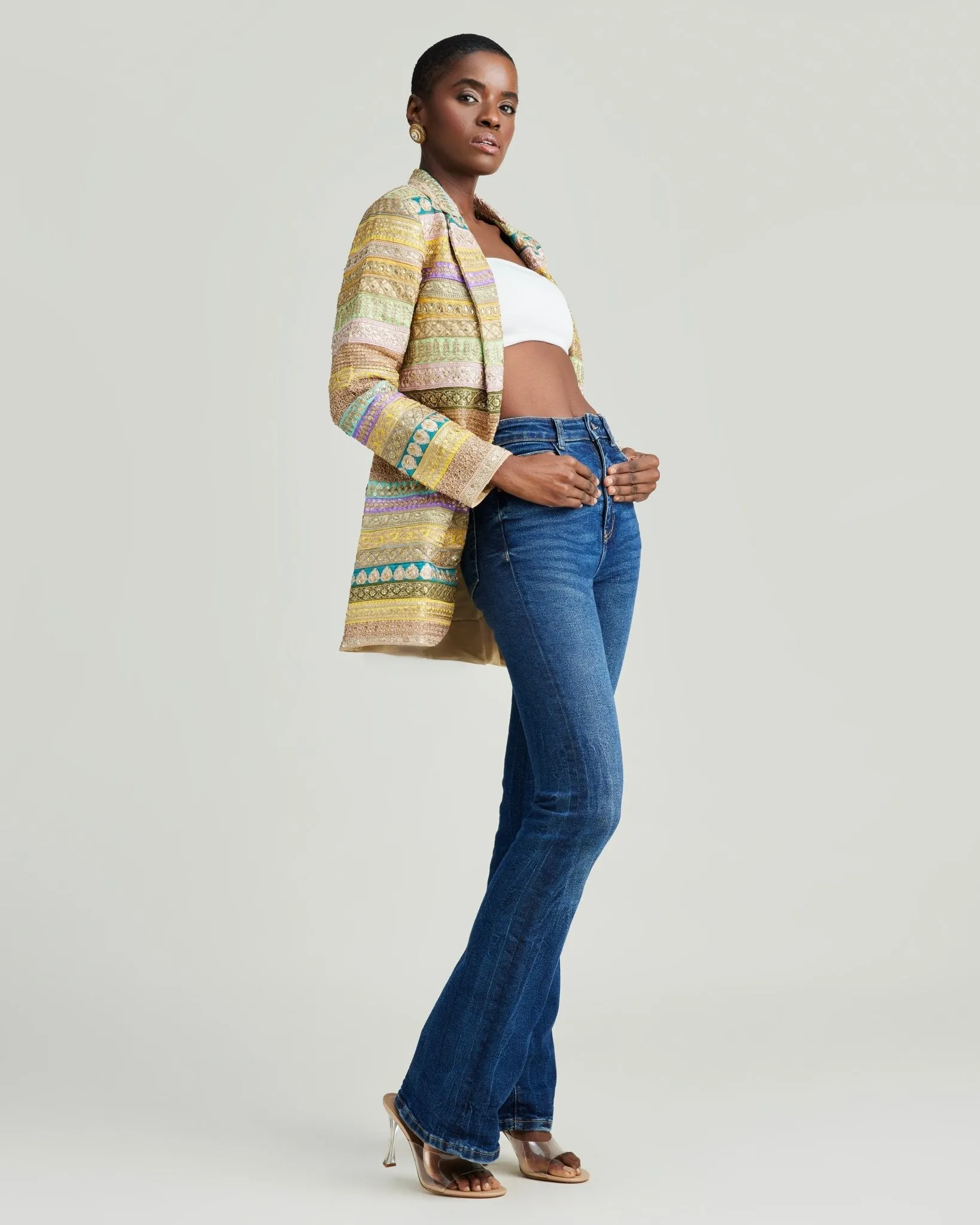 Shaina Embroidered Blazer