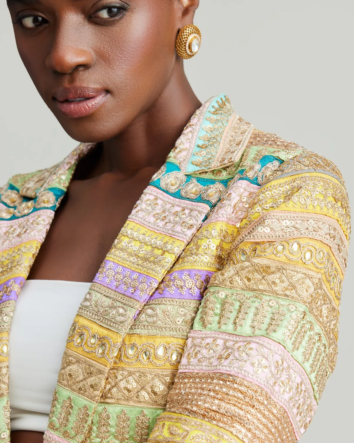 Shaina Embroidered Blazer