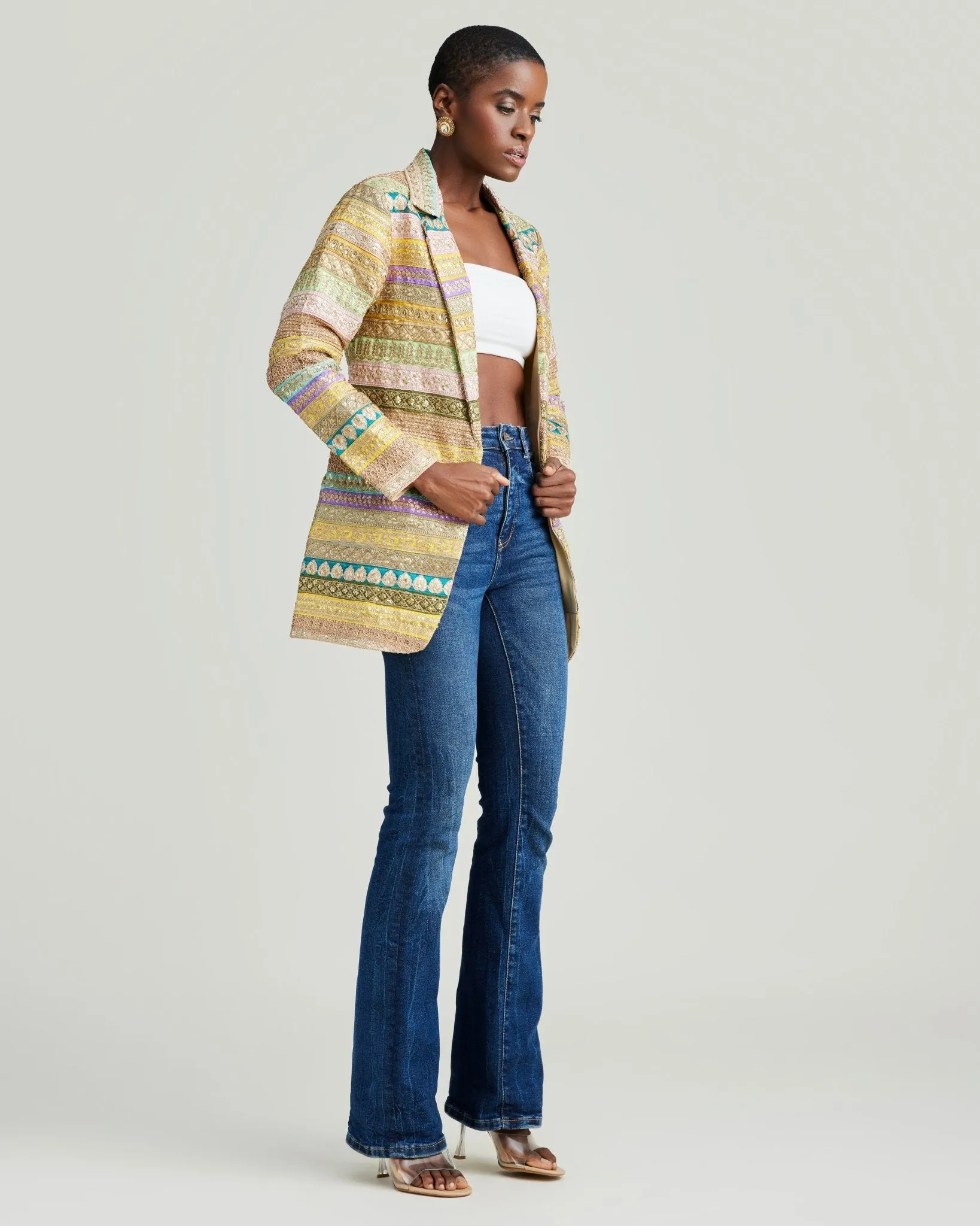 Shaina Embroidered Blazer