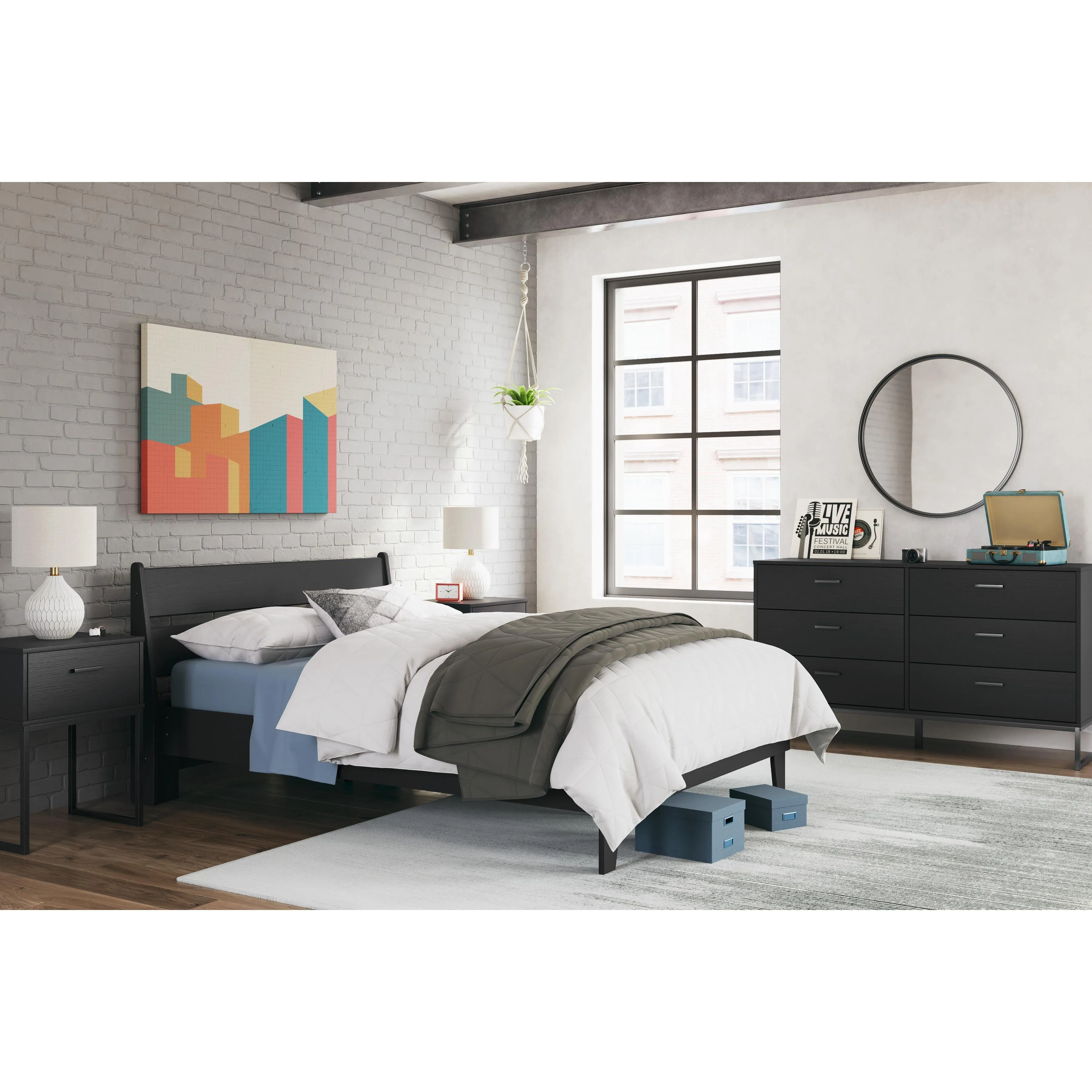 Signature Design by Ashley Socalle 1-Drawer Nightstand EB1865-291