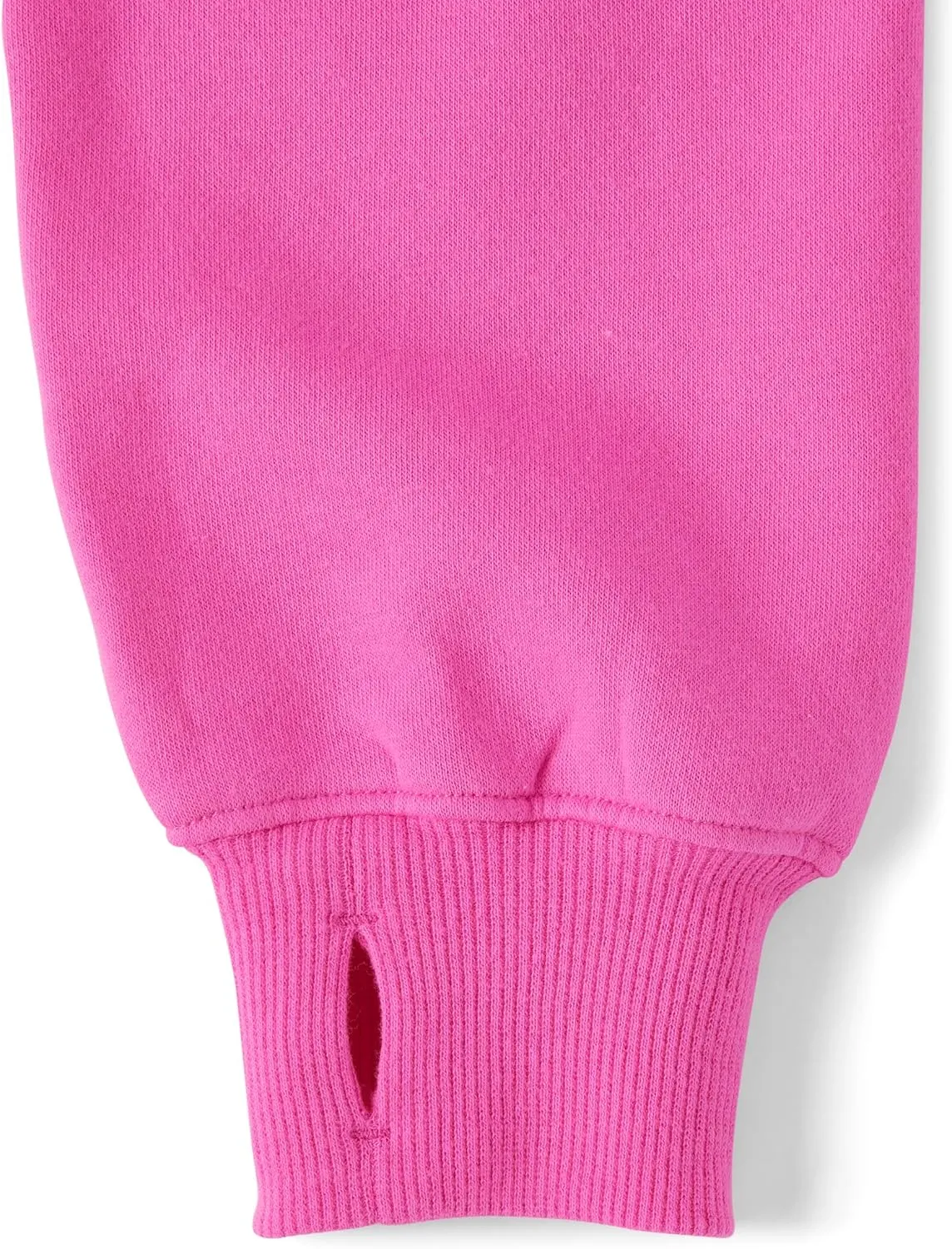 The Children's Place Girls' Long Sleeve Fleece Cropped Hooded Zip Up