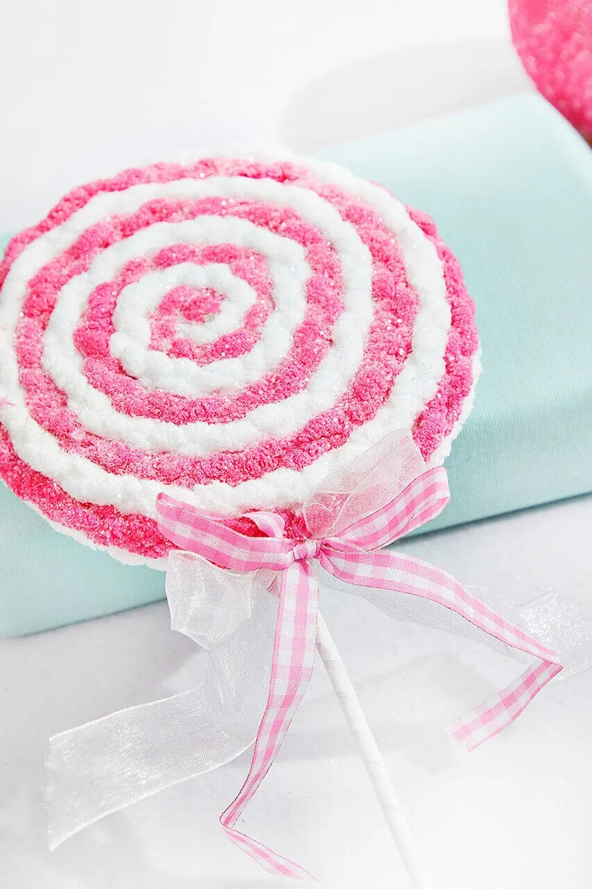 Twisted Sparkle Chenille Lollipop