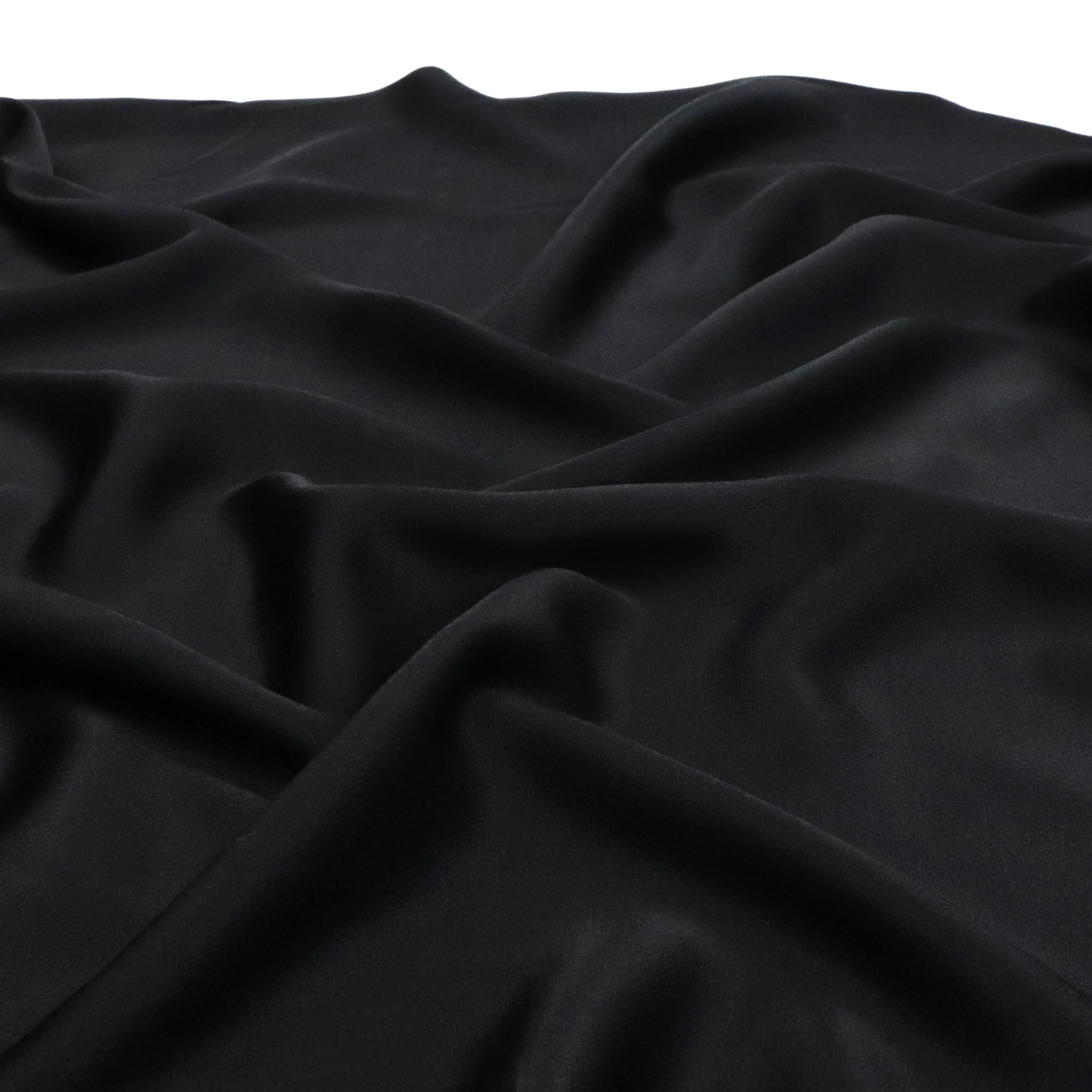 Viscose Satin - Black