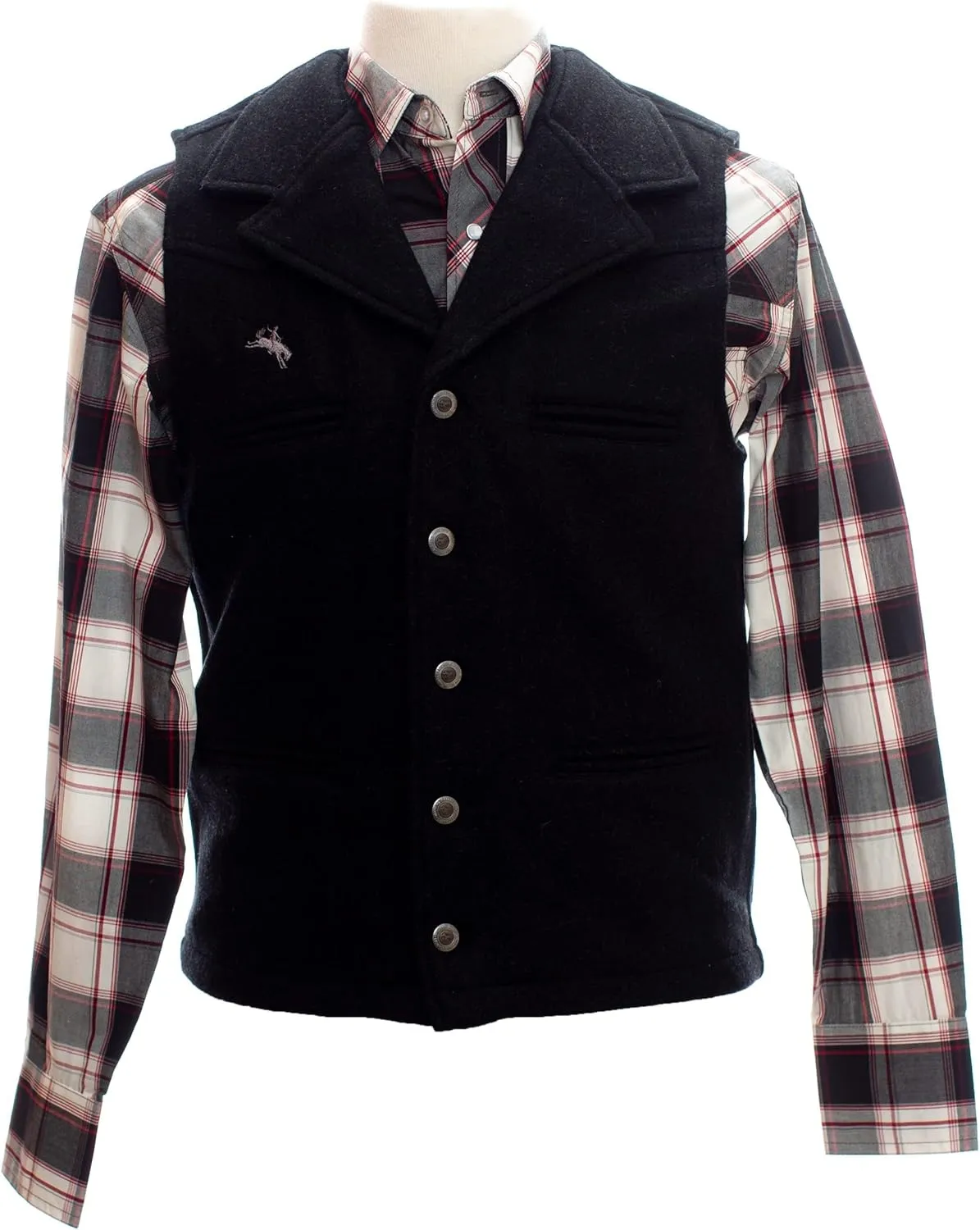 Wyoming Traders Men's Buckaroo Wool Vest